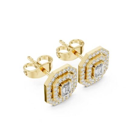 Earrings in 14K Gold, 18K Gold, 9K Gold, Platinum, Silver <br>Stephanotis