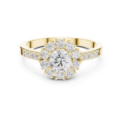 Ring in 18K, 14K or 9K Gold – Platinum  <br>Yucca