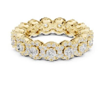 Ring in 18K, 14K or 9K Gold – Platinum  <br>Curcuma fleur