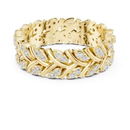 Ring in 18K, 14K or 9K Gold – Platinum  <br>Leucanthemum