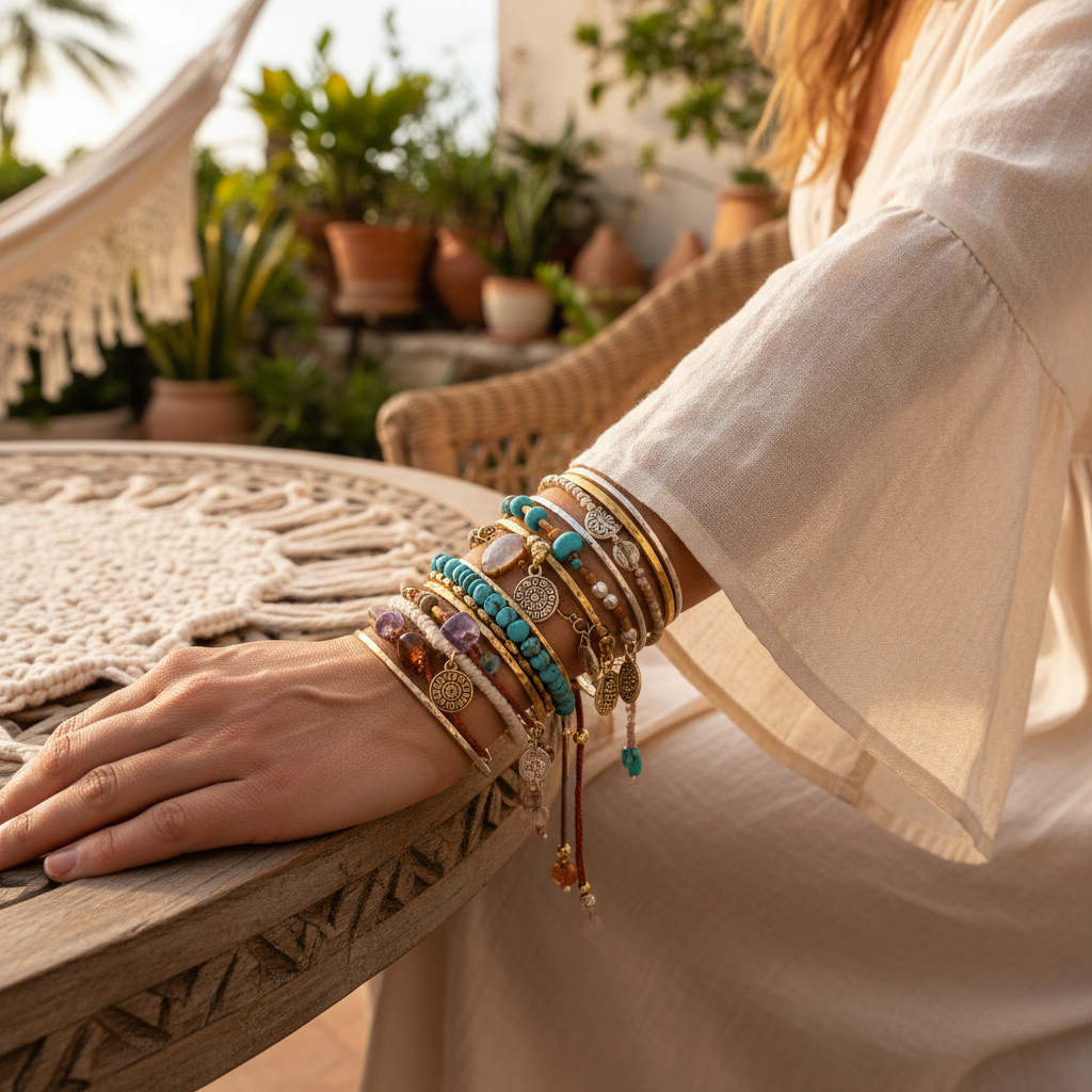 bracelet-jonc-accumulation-Les Bijoux D'Angeli