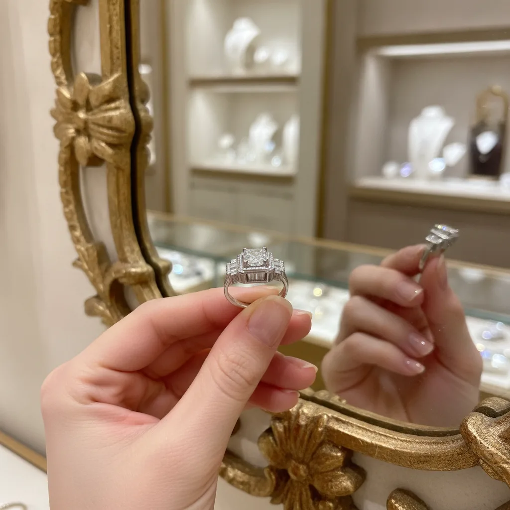 bague fiançailles Art Déco