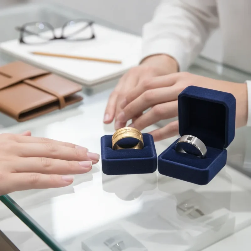 Bague de fiançailles homme – styles, prix et taille 2026 - bague fiancailles homme