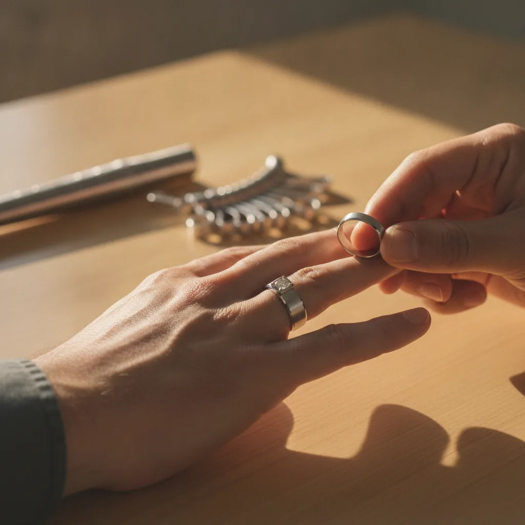 bague fiançailles homme