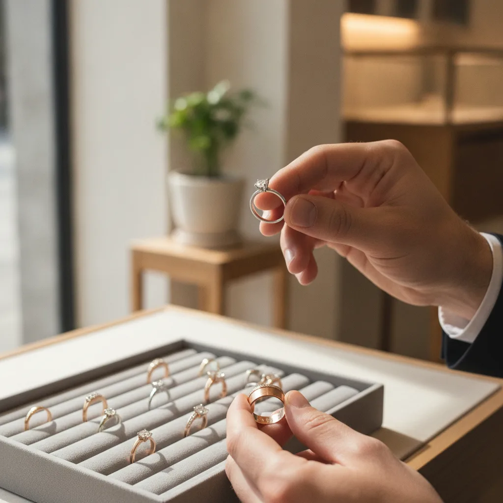 bague fiançailles homme