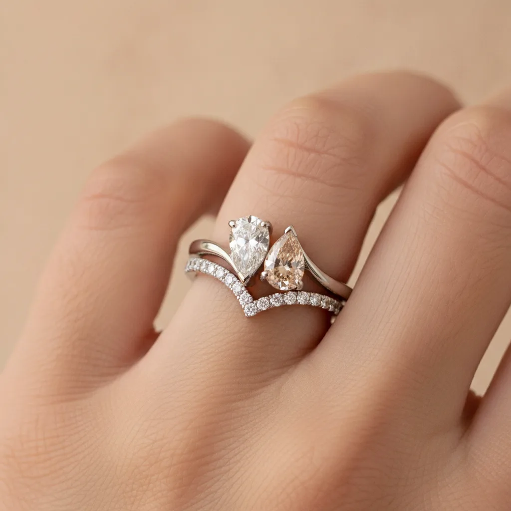 bague toi et moi fiançailles