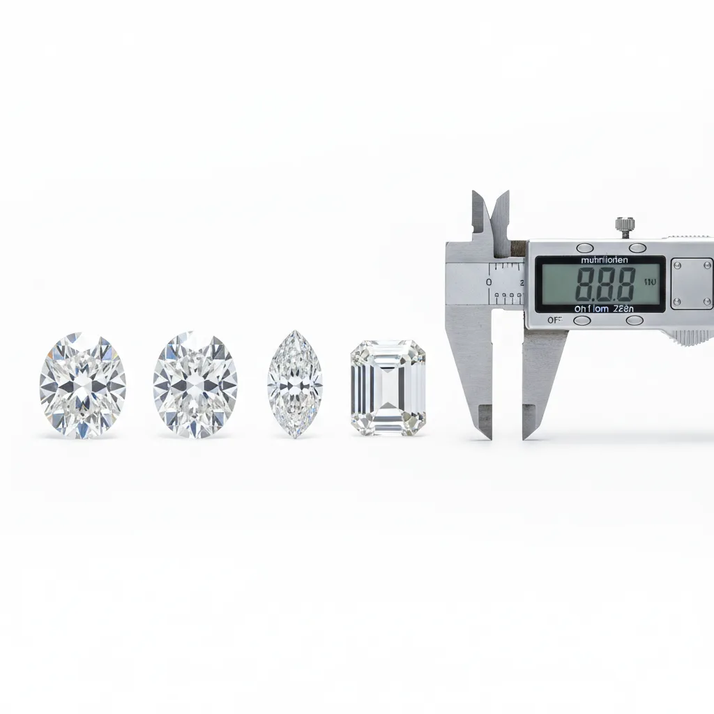 comparaison formes diamant