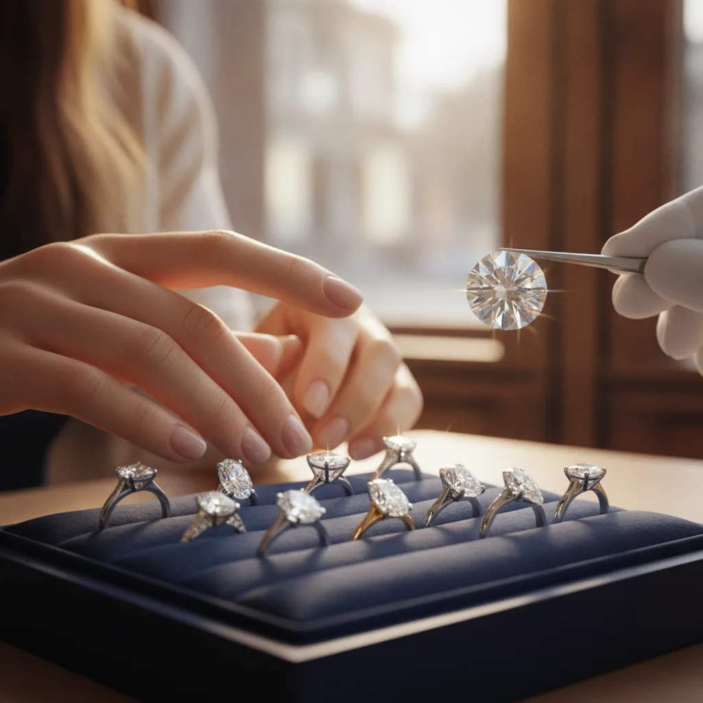comparaison formes diamant