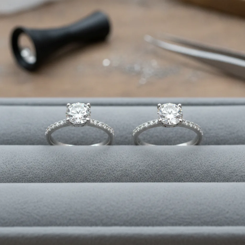 Or blanc vs platine bague de fiançailles, le guide 2026 - or blanc vs platine bague